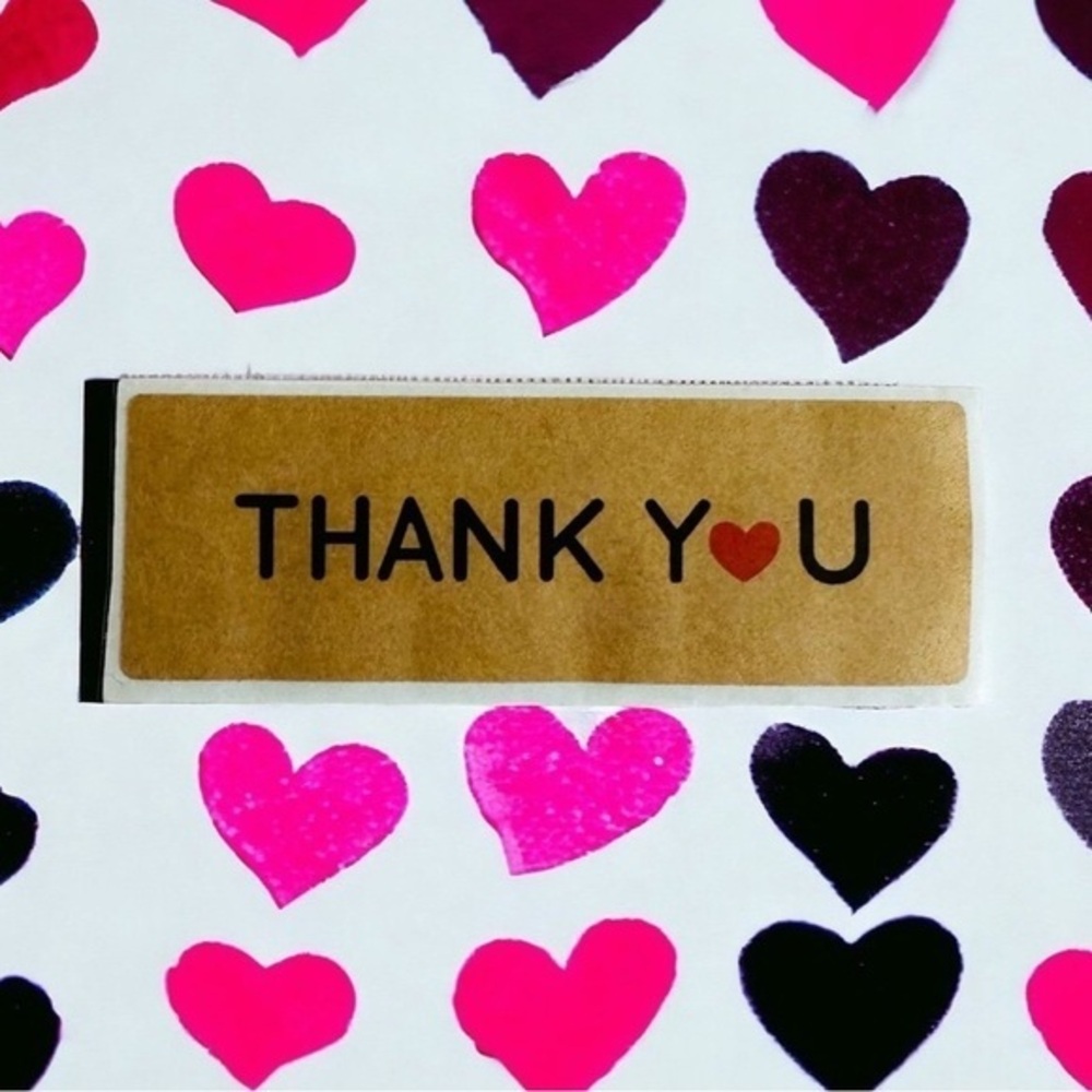 40 Thank You Stickers!